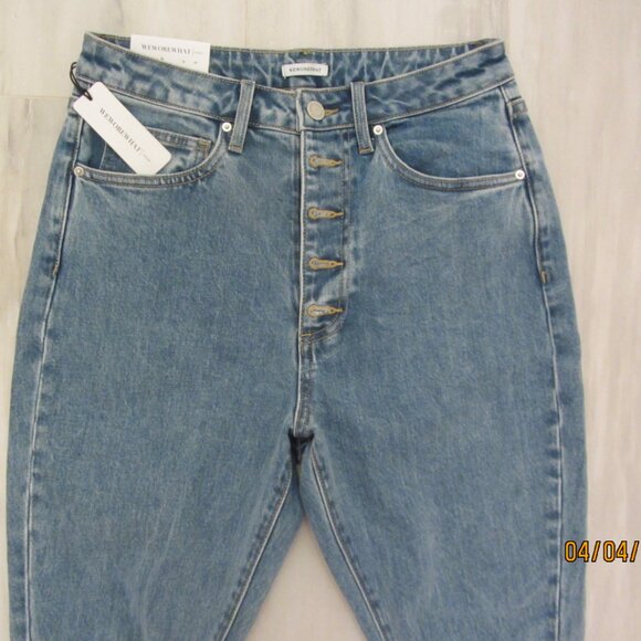 WeWoreWhat Danielle High Rise Vintage Straight, Distressed, 28x29, NWT $168 MSRP - Picture 12 of 12